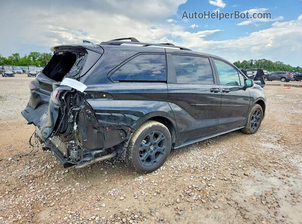 5TDCSKFC0SS214605 2025 TOYOTA SIENNA Black Rear right