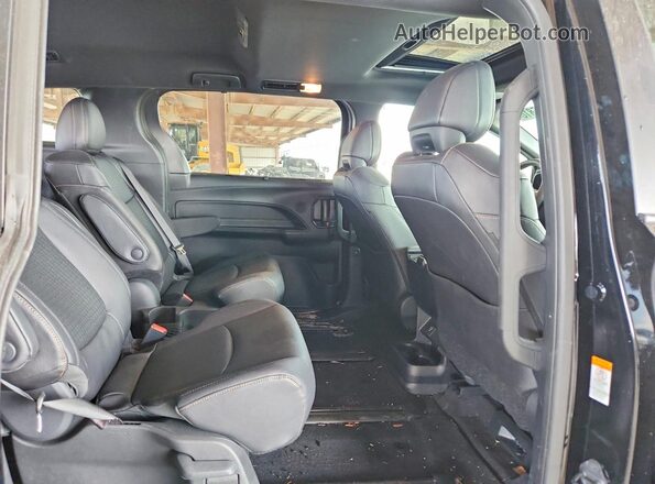 5TDCSKFC0SS214605 2025 TOYOTA SIENNA Black Rear interior view