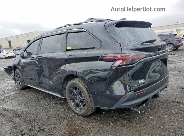 5TDCSKFC2SS201631 2025 TOYOTA SIENNA Black უკანა მარცხენა