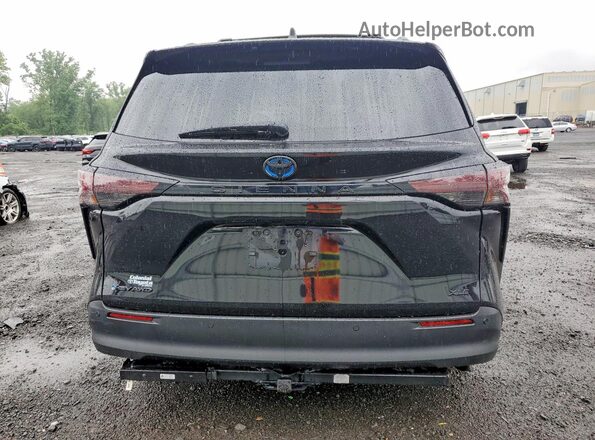 5TDCSKFC2SS201631 2025 TOYOTA SIENNA Black უკანა ხედი
