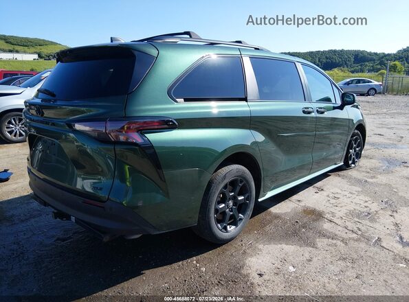5TDCSKFC5SS192486 2025 TOYOTA SIENNA Green Հետևի աջ