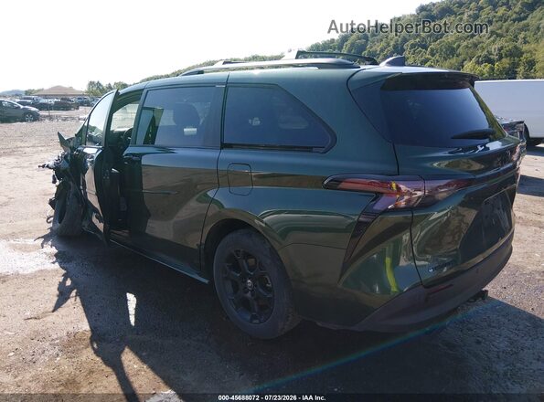 5TDCSKFC5SS192486 2025 TOYOTA SIENNA Green Հետևի ձախ