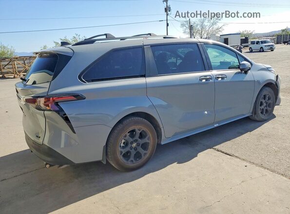 5TDCSKFC7SS183983 2025 TOYOTA SIENNA Gray Հետևի աջ