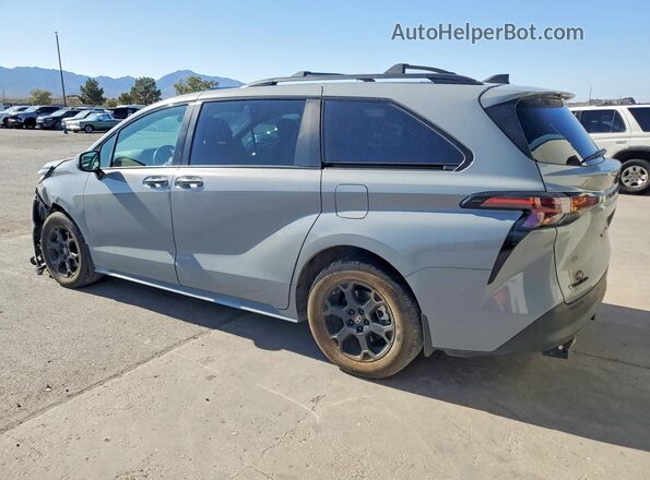 5TDCSKFC7SS183983 2025 TOYOTA SIENNA Gray Հետևի ձախ