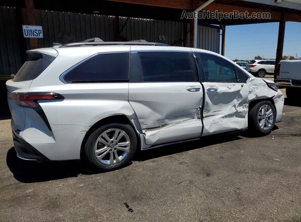 5TDCSKFC8PS078845 2023 TOYOTA SIENNA White Задня права чверть