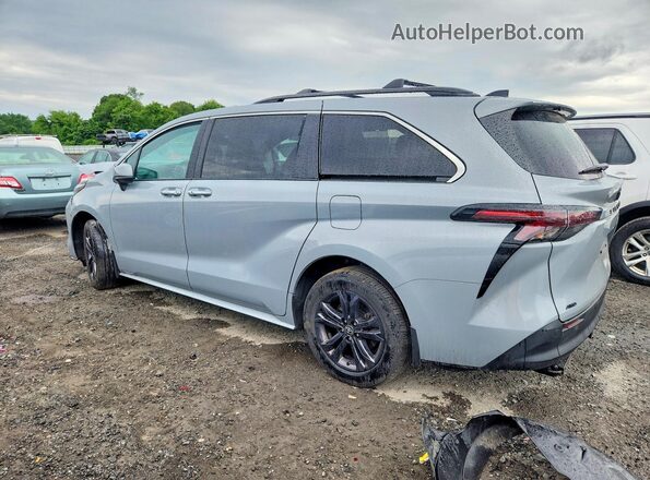 5TDCSKFC8RS144751 2024 TOYOTA SIENNA Gray Trasero izquierdo