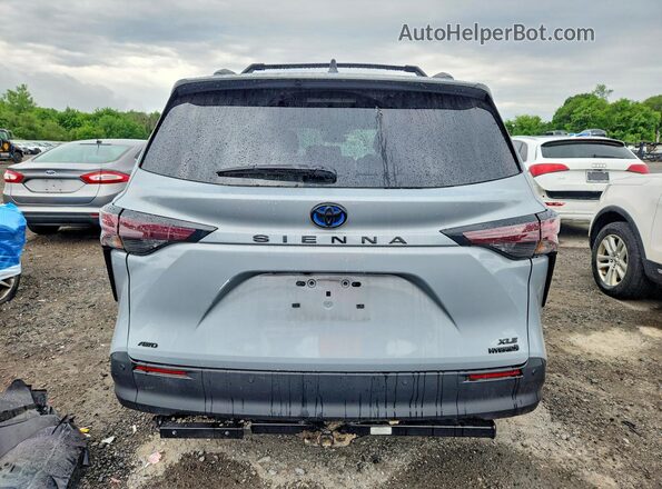 5TDCSKFC8RS144751 2024 TOYOTA SIENNA Gray Vista trasera