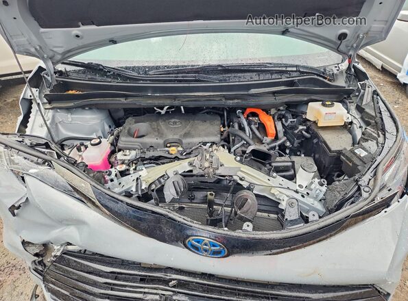 5TDCSKFC8RS144751 2024 TOYOTA SIENNA Gray Vista del compartimento del motor