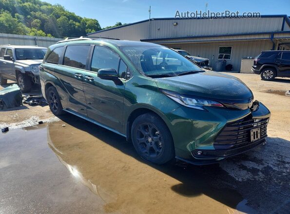 5TDCSKFC8SS197620 2025 TOYOTA SIENNA Green Front right