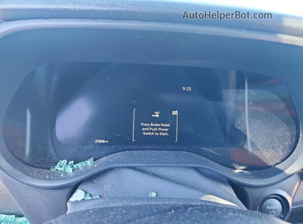 5TDCSKFC8SS197620 2025 TOYOTA SIENNA Green Instrument cluster view
