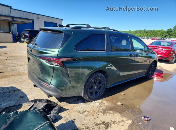 5TDCSKFC8SS197620 2025 TOYOTA SIENNA Green Rear right