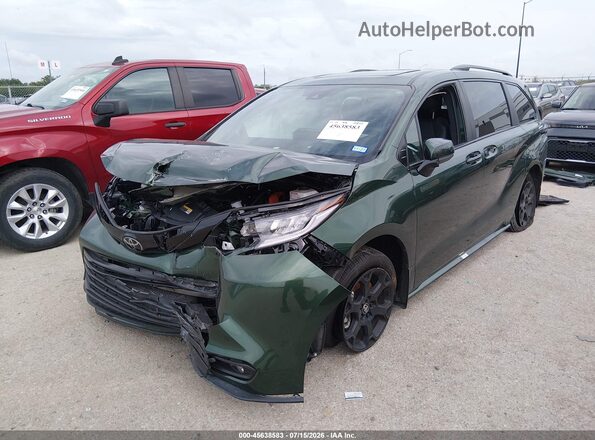 5TDCSKFC8TS228558 2026 TOYOTA SIENNA Green Передня ліва чверть