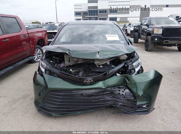 5TDCSKFC8TS228558 2026 TOYOTA SIENNA Green Вид щитка приладів