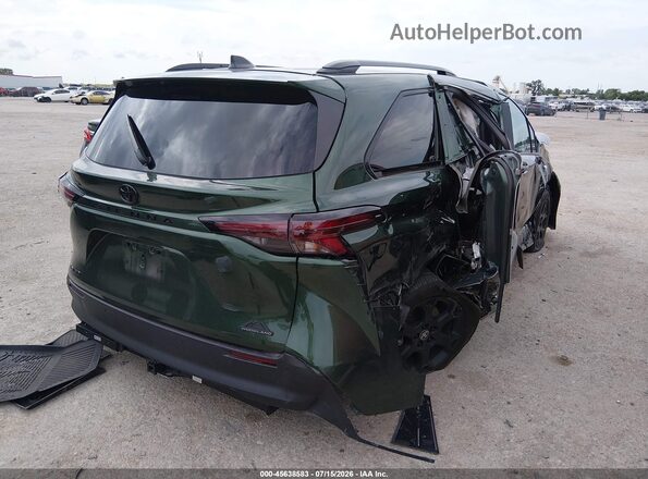 5TDCSKFC8TS228558 2026 TOYOTA SIENNA Green Задня права чверть
