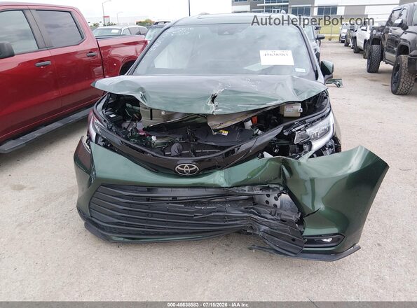 5TDCSKFC8TS228558 2026 TOYOTA SIENNA Green Вид спереду