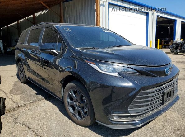 5TDCSKFC9SS163413 2025 TOYOTA SIENNA Черный Передняя правая четверть