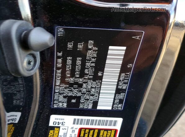 5TDCSKFC9SS163413 2025 TOYOTA SIENNA Черный Вид наклейки с VIN-кодом