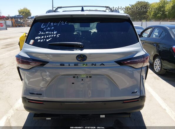 5TDCSKFC9SS204445 2025 TOYOTA SIENNA Gray 
