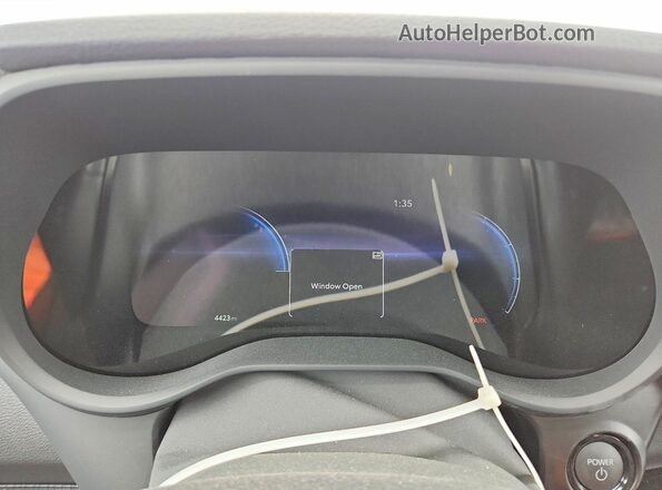5TDCSKFC9TS227533 2026 TOYOTA SIENNA White Vista del cuadro de instrumentos