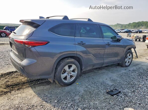 5TDCZRAH1LS026894 2020 TOYOTA HIGHLANDER Gray Задня права чверть