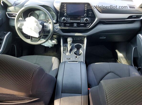 5TDCZRAH1LS026894 2020 TOYOTA HIGHLANDER Gray Вид панелі приладів
