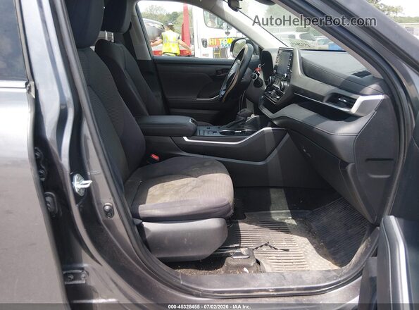 5TDCZRAH1MS523722 2021 TOYOTA HIGHLANDER Серый Вид салона спереди