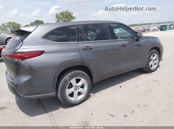 5TDCZRAH1MS523722 2021 TOYOTA HIGHLANDER Серый Задняя правая четверть