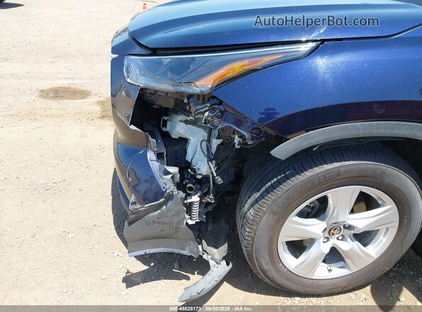5TDCZRAH3MS043200 2021 TOYOTA HIGHLANDER Синий Вид спереди
