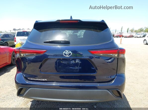 5TDCZRAH3MS043200 2021 TOYOTA HIGHLANDER Синий 