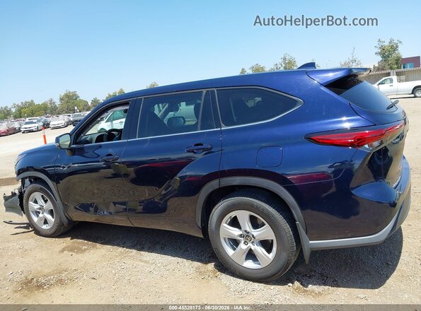 5TDCZRAH3MS043200 2021 TOYOTA HIGHLANDER Синий Панорамный вид салона 360°