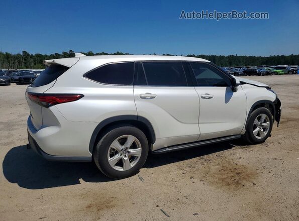 5TDCZRAH4MS077520 2021 TOYOTA HIGHLANDER White Tył prawy