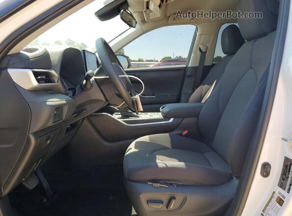 5TDCZRAH4MS077520 2021 TOYOTA HIGHLANDER White Widok wnętrza z przodu