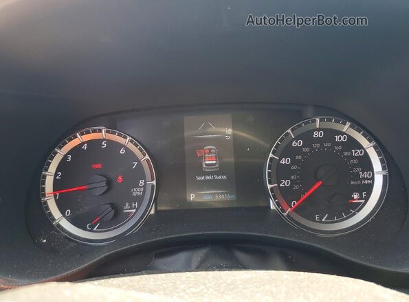 5TDCZRAH4MS077520 2021 TOYOTA HIGHLANDER White Widok zestawu wskaźników