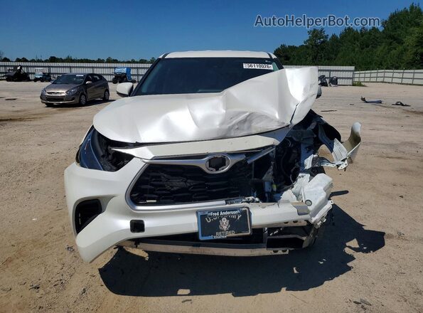 5TDCZRAH4MS077520 2021 TOYOTA HIGHLANDER White Widok z przodu