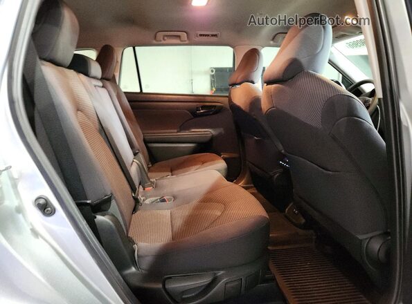 5TDCZRAH4MS531913 2021 TOYOTA HIGHLANDER Gray Вид задньої частини салону