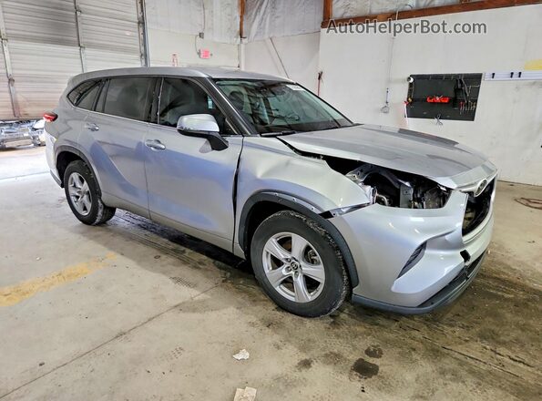5TDCZRAH4MS531913 2021 TOYOTA HIGHLANDER Gray Передня права чверть
