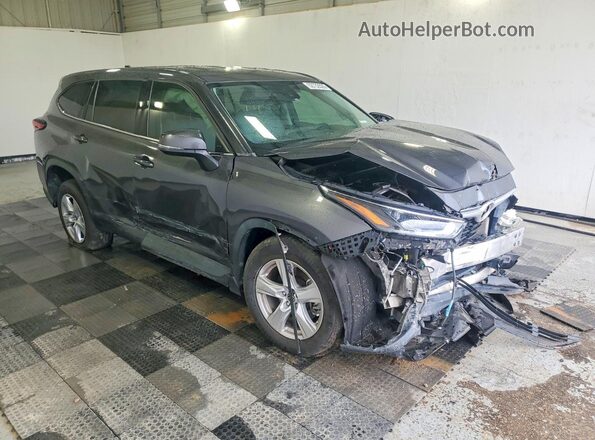 5TDCZRAH8NS099666 2022 TOYOTA HIGHLANDER Gray წინა მარჯვენა
