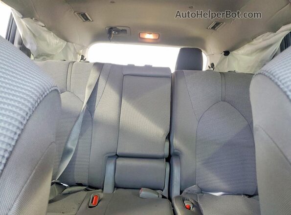 5TDCZRAH8NS099666 2022 TOYOTA HIGHLANDER Gray უკანა სავარძლების ხედი