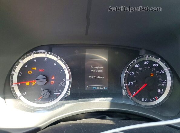 5TDCZRAH8NS099666 2022 TOYOTA HIGHLANDER Gray ხელსაწყოთა პანელის ხედი