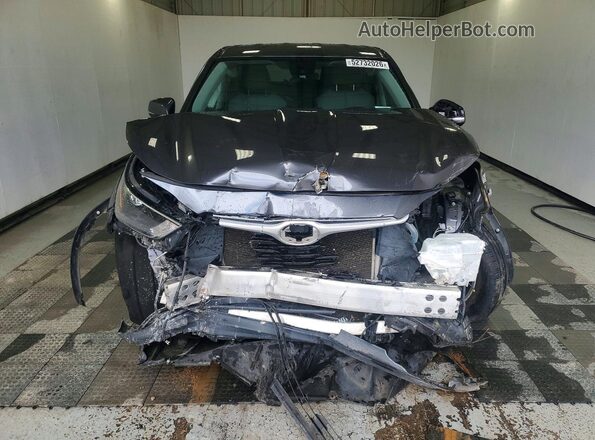 5TDCZRAH8NS099666 2022 TOYOTA HIGHLANDER Gray წინა ხედი