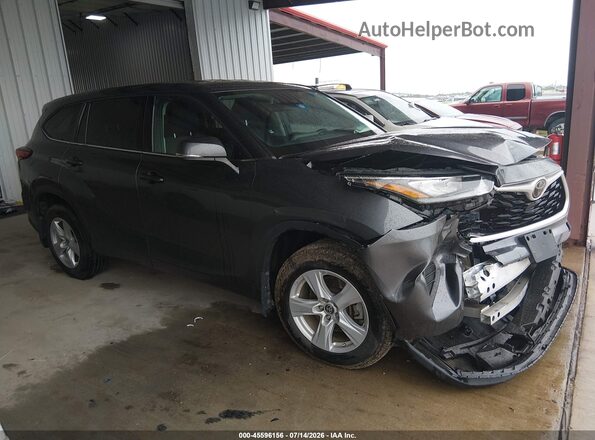 5TDCZRBH0LS006313 2020 TOYOTA HIGHLANDER Gray Սալոնի հետևի տեսք
