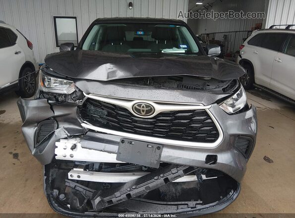 5TDCZRBH0LS006313 2020 TOYOTA HIGHLANDER Gray Սարքավորումների վահանակի տեսք