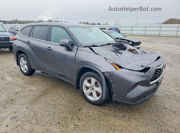 5TDCZRBH0NS588223 2022 TOYOTA HIGHLANDER Charcoal Առջևի աջ