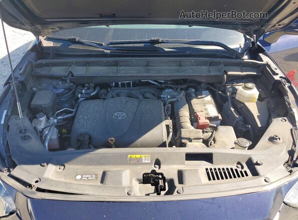 5TDCZRBH2MS559210 2021 TOYOTA HIGHLANDER Blue Widok komory silnika