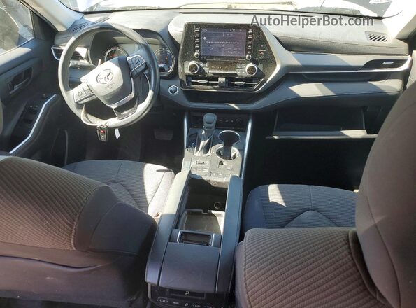 5TDCZRBH2MS559210 2021 TOYOTA HIGHLANDER Blue Widok deski rozdzielczej