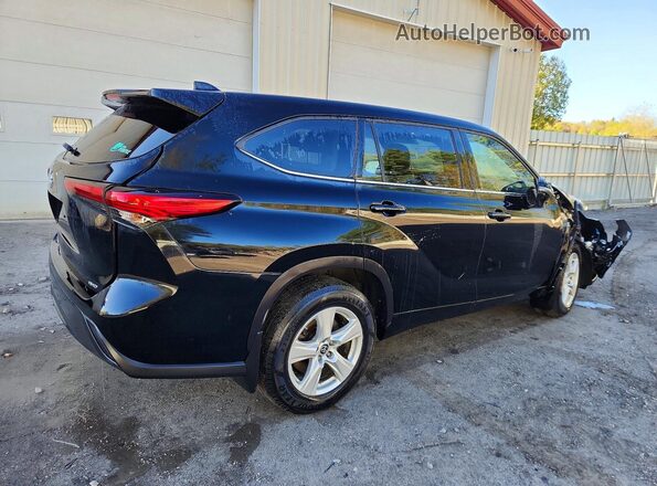 5TDCZRBH5MS092087 2021 TOYOTA HIGHLANDER Black Trasero derecho