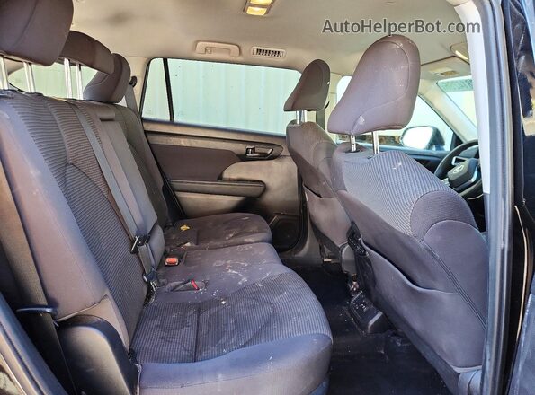 5TDCZRBH5MS092087 2021 TOYOTA HIGHLANDER Black Vista interior trasera