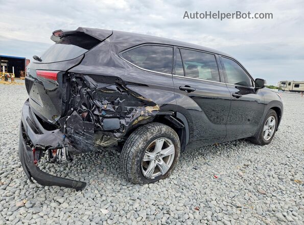 5TDCZRBH8MS101218 2021 TOYOTA HIGHLANDER Black Trasero derecho