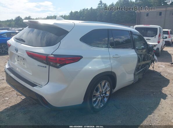 5TDDBRCH1MS520289 2021 TOYOTA HIGHLANDER White Հետևի աջ