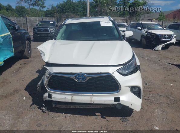 5TDDBRCH1MS520289 2021 TOYOTA HIGHLANDER White Սարքավորումների վահանակի տեսք